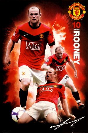 Manchester United - Rooney Poster Manchester United - Rooney Poster