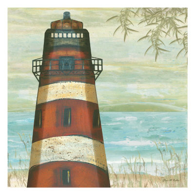 Beach Lighthouse II Print Beach Lighthouse II Print
