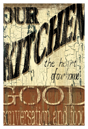Rustic Kitchen Print Rustic Kitchen Print