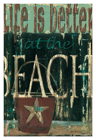 Rustic Beach Print Rustic Beach Print