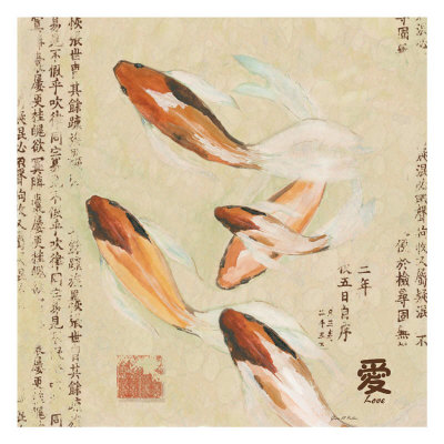Asian Koi II Print Asian Koi II Print