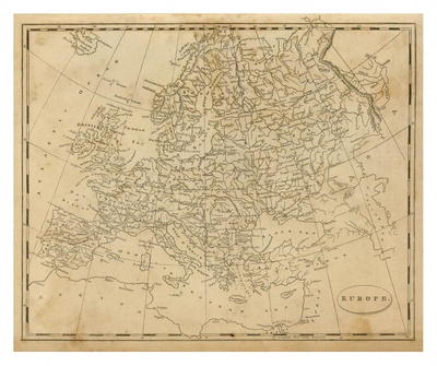 Europe, c.1812 Print Europe, c.1812 Print