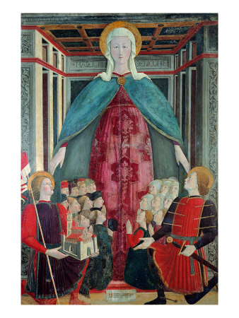 Madonna of Mercy Between St Venanzio and St Sebastian Giclee Print Madonna of Mercy Between St Venanzio and St Sebastian Giclee Print