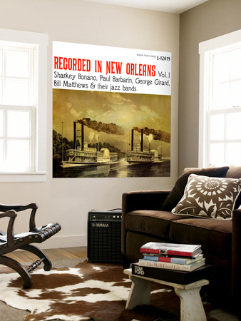 Recorded in New Orleans, Vol. 1 Wall Mural Recorded in New Orleans, Vol. 1 Wall Mural