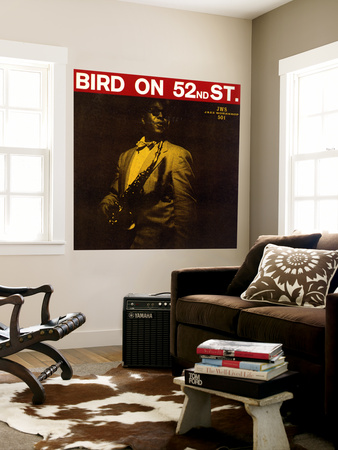 Charlie Parker - Bird on 52nd Street Wall Mural Charlie Parker - Bird on 52nd Street Wall Mural