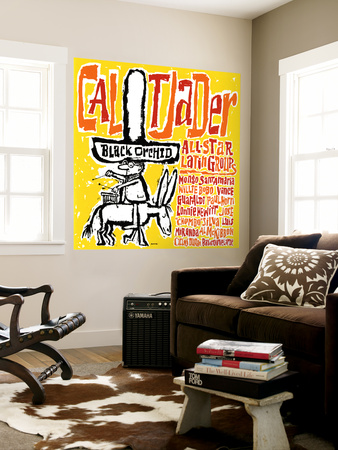 Cal Tjader - Black Orchid Wall Mural Cal Tjader - Black Orchid Wall Mural