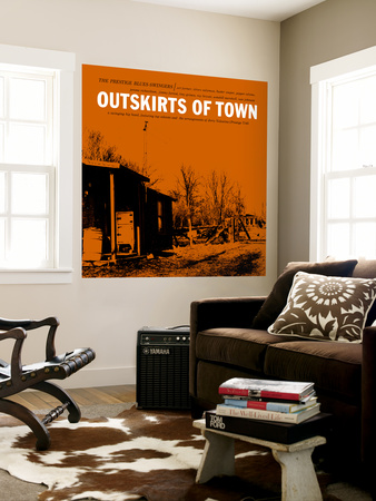 Outskirts of Town Wall Mural Outskirts of Town Wall Mural