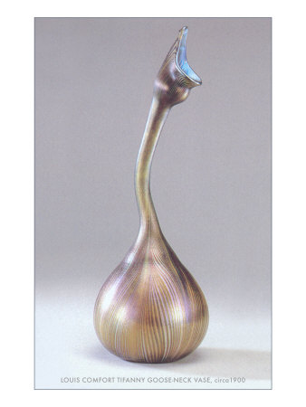 Comfort Tiffany Goose Neck Vase