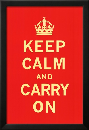 Keep Calm and Carry On Framed Print Keep Calm and Carry On Framed Print