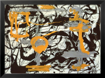 Yellow, Grey, Black Framed Print Yellow, Grey, Black Framed Print