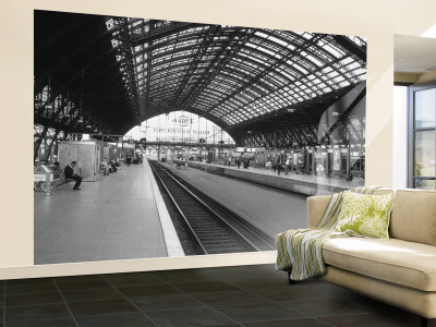 Train Station, Cologne, Germany Wall Mural – Large Train Station, Cologne, Germany Wall Mural – Large