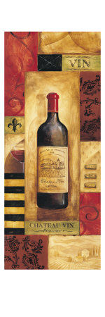 Chateau Vin Panel Giclee Print Chateau Vin Panel Giclee Print