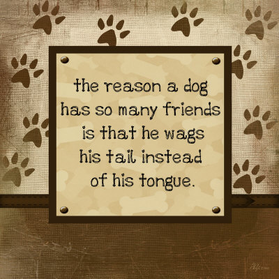 Dog Wags Tail Print Dog Wags Tail Print