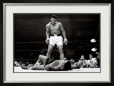 Muhammad Ali vs. Sonny Liston Framed Print Muhammad Ali vs. Sonny Liston Framed Print