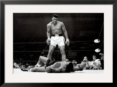 Muhammad Ali vs. Sonny Liston Framed Print Muhammad Ali vs. Sonny Liston Framed Print