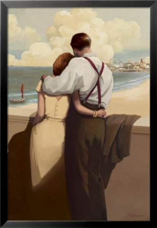 Lovers Point Framed Print Lovers Point Framed Print