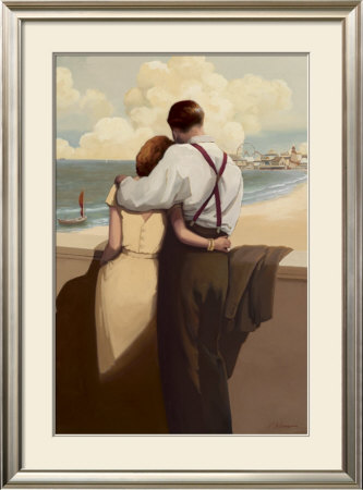 Lovers Point Framed Print Lovers Point Framed Print
