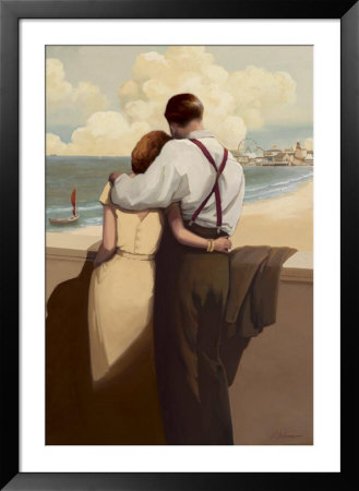 Lovers Point Framed Print Lovers Point Framed Print