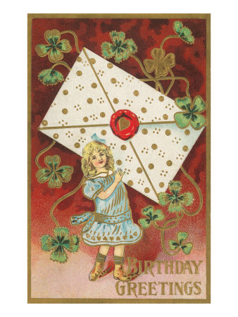 pictures for birthday greetings. Birthday Greetings, Victorian