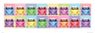VW Pop Campers Print VW Pop Campers Print