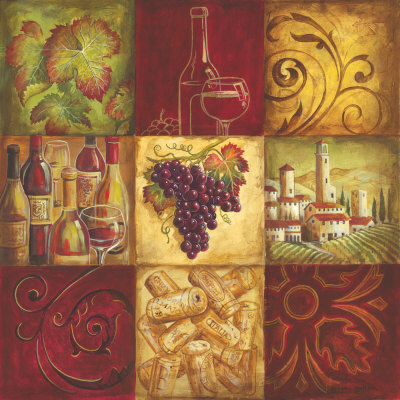 Tuscan Wine II Print Tuscan Wine II Print