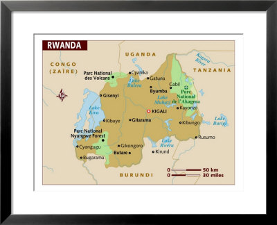 physical map of rwanda. 2010 RWANDA POLITICAL MAP map