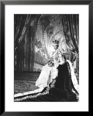 Queen Elizabeth II in Coronation Robes, England Framed Print. zoom. view in room queen elizabeth ii coronation robes. Queen Elizabeth II in Coronation Robes, England Framed Print. zoom. view in room