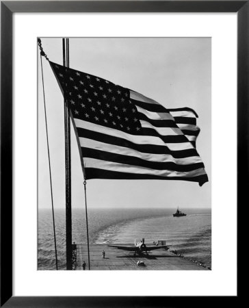 World War Ii Flag. World War II Framed Print