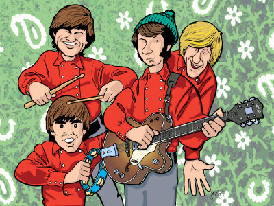 The Monkees Limited Edition on Canvas
