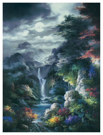 "Midnight Mist Canyon" Print