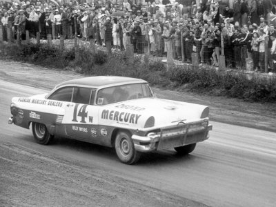 Vintage Mercury Monterey Stock Car at Daytona Race Premium Poster