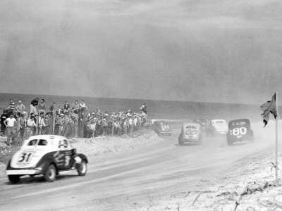 Vintage Stock  Auto Racing on Daytona Beach   Early Land Speed   Stock Car Racing   The H A M B