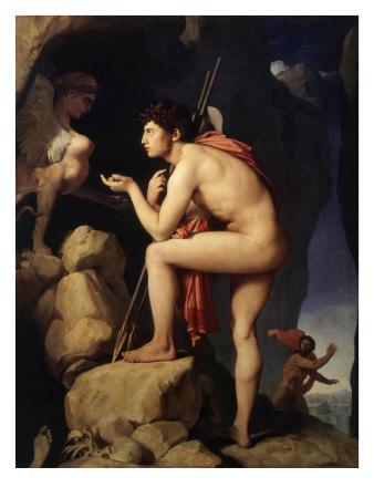 Oedipus Solves Riddle of the Sphinx 1808