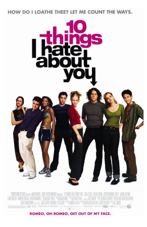 10 Things I Hate About You Masterprint 10 Things I Hate About You Masterprint