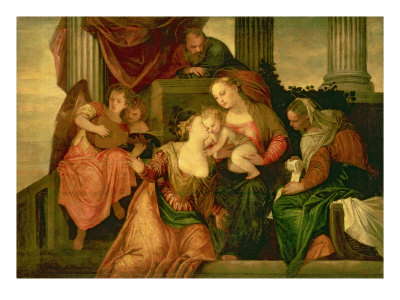 The Mystic Marriage of Saint Catherine c1548