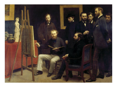 AStudioatBatignollesHomagetoManet