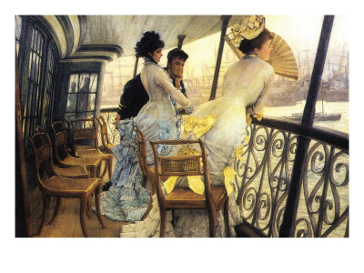 Agio Veranda on The Gallery Of The H M S Calcutta Premium Poster By James Tissot At