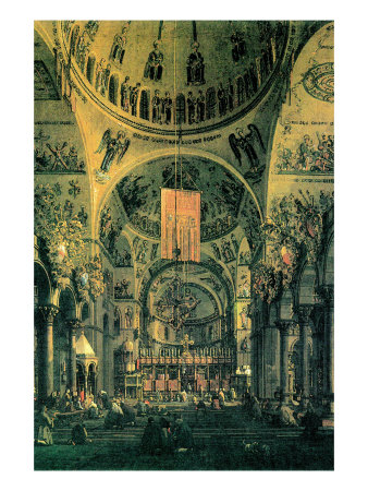 Interior of St Marks Church Venice