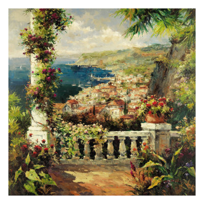 View From The Terrace Giclee Print View From The Terrace Giclee Print