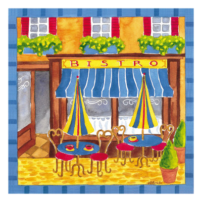 Bistro Giclee Print Bistro Giclee Print