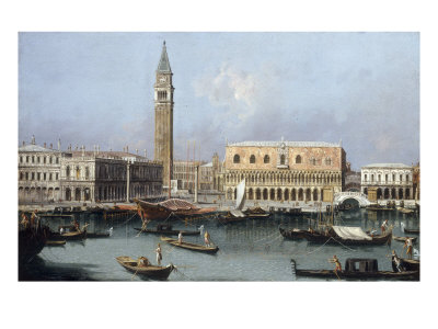 Venice the Molo from the Bacino di SanMarco