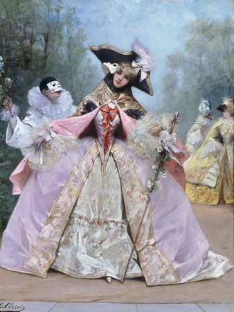 eighteenth century costume. The Masked Ball (18th century