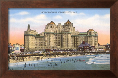  Jersey Hotel Casino Atlantic City on Hotel Traymore  Atlantic City  New Jersey Pre Made Frame At Art Com