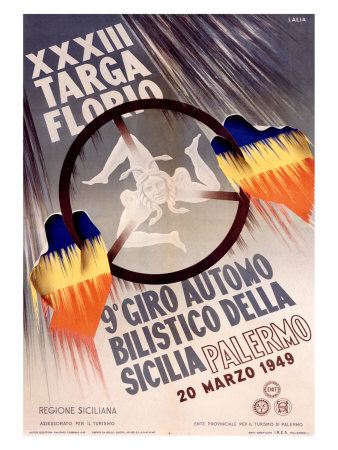 XXXIII Targa Florio Giclee Print zoom view in room