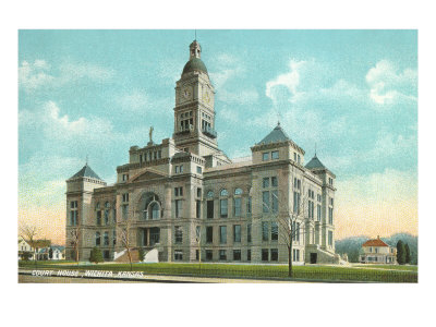 Courthouse, Wichita, Kansas Giclee Print Courthouse, Wichita, Kansas Giclee Print