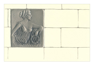 Tile of Goddess Nike Giclee Print Tile of Goddess Nike Giclee Print