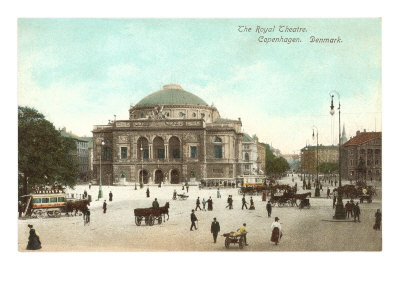 Royal Theatre, Copenhagen, Denmark Giclee Print Royal Theatre, Copenhagen, Denmark Giclee Print