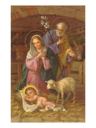Nativity Scene Giclee Print Nativity Scene Giclee Print