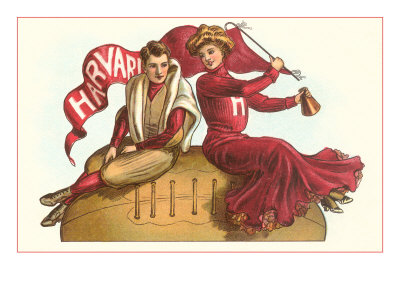 Nineties Harvard Fans Giclee Print Nineties Harvard Fans Giclee Print