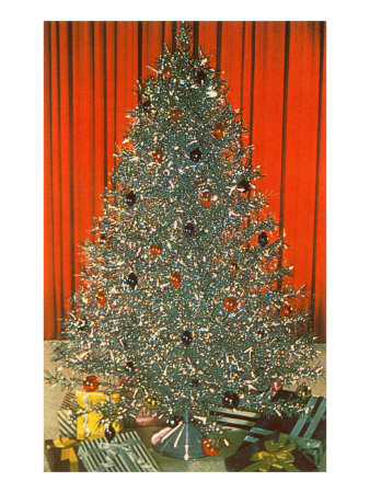 Aluminum Christmas Tree Giclee Print Aluminum Christmas Tree Giclee Print